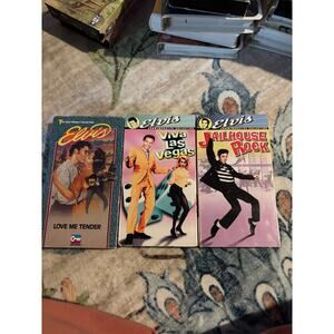 Elvis VHS bundle collection (3)Jailhouse Rock, Viva Las Vegas, Love Me Tender